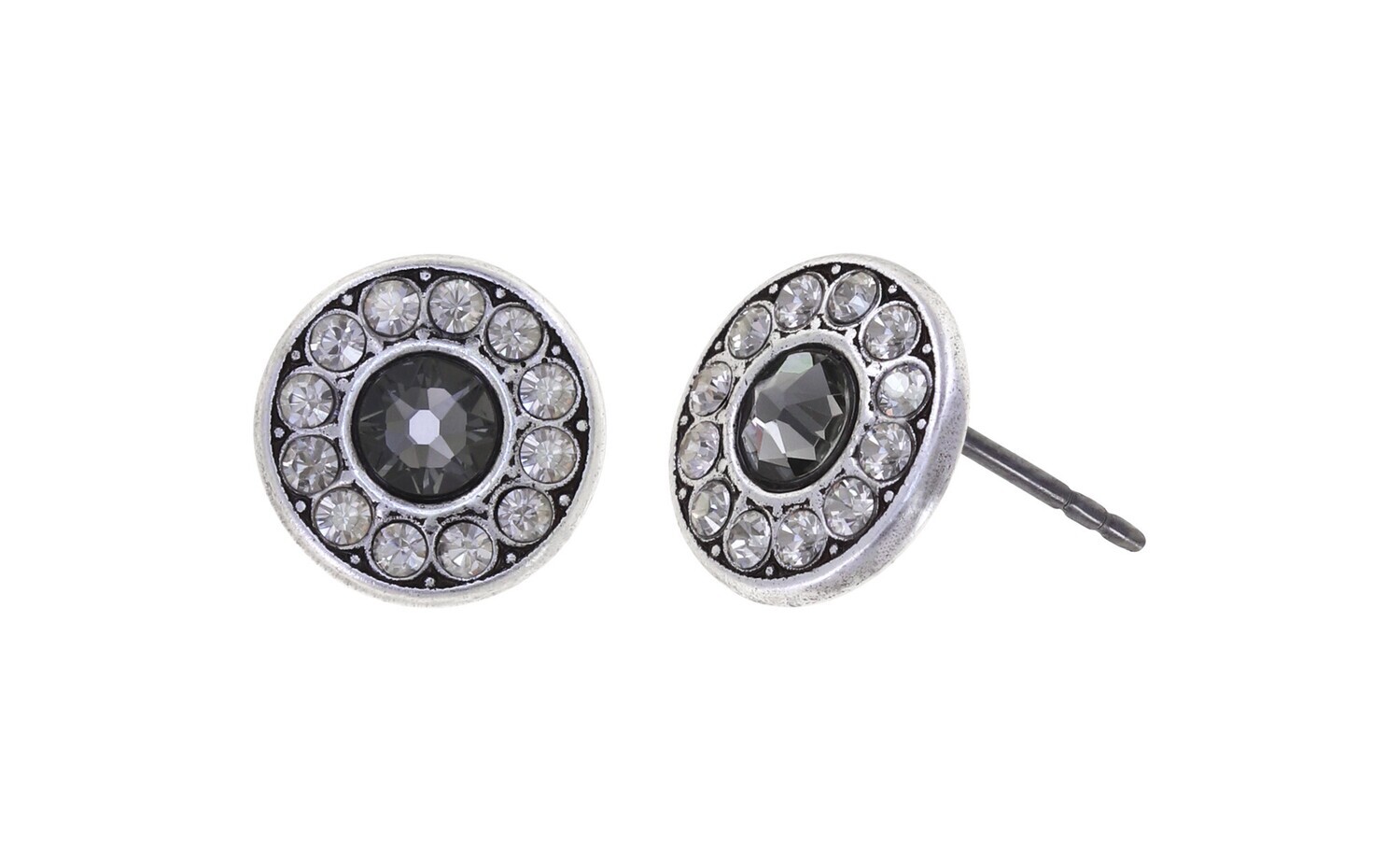 Konplott Ohrstecker "Spell on You" grey