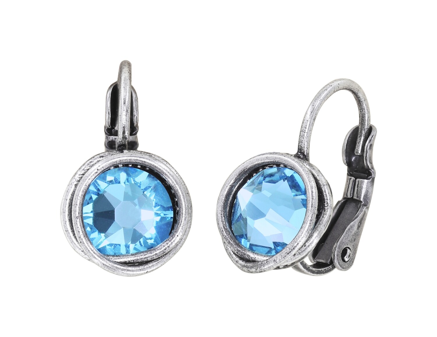 Konplott Ohrhänger "Sparkle Twist" blue