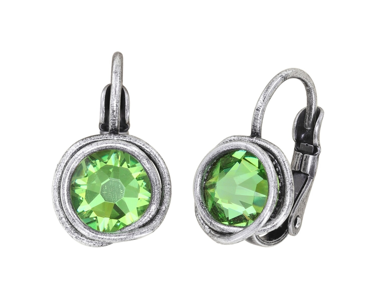 Konplott Ohrhänger "Sparkle Twist" green