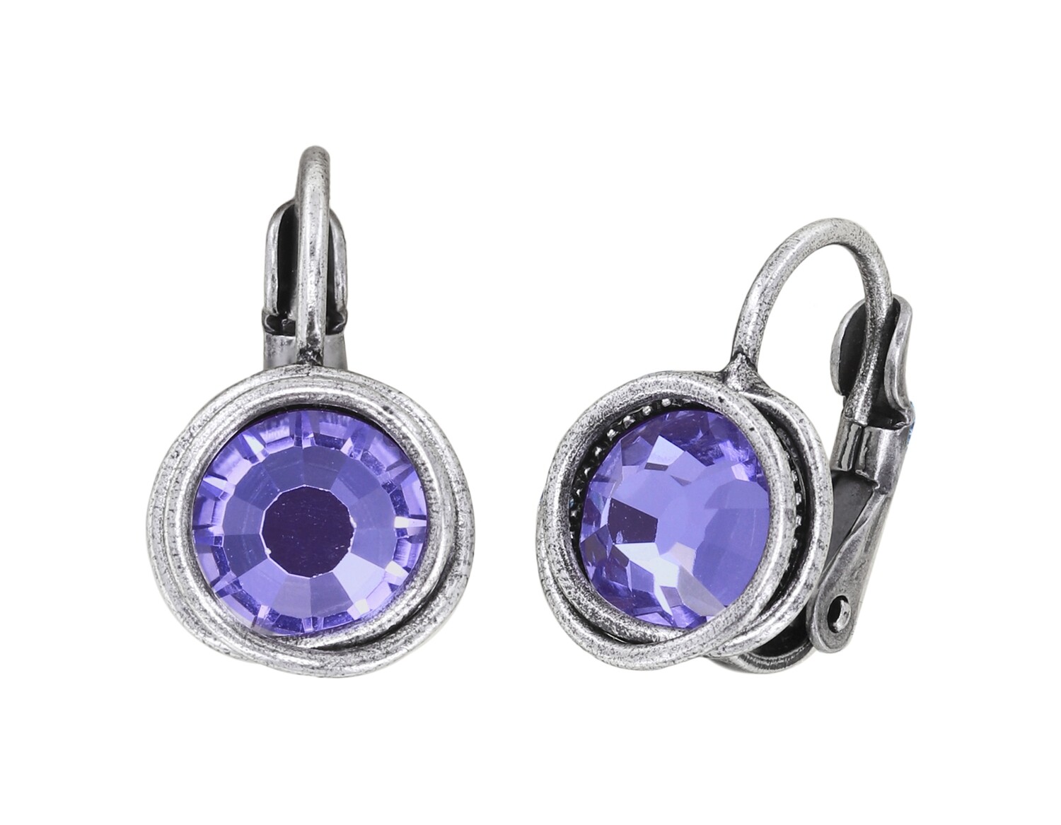 Konplott Ohrhänger "Sparkle Twist" lila