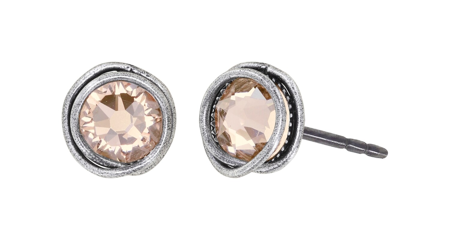 Konplott Ohrstecker "Sparkle Twist" beige