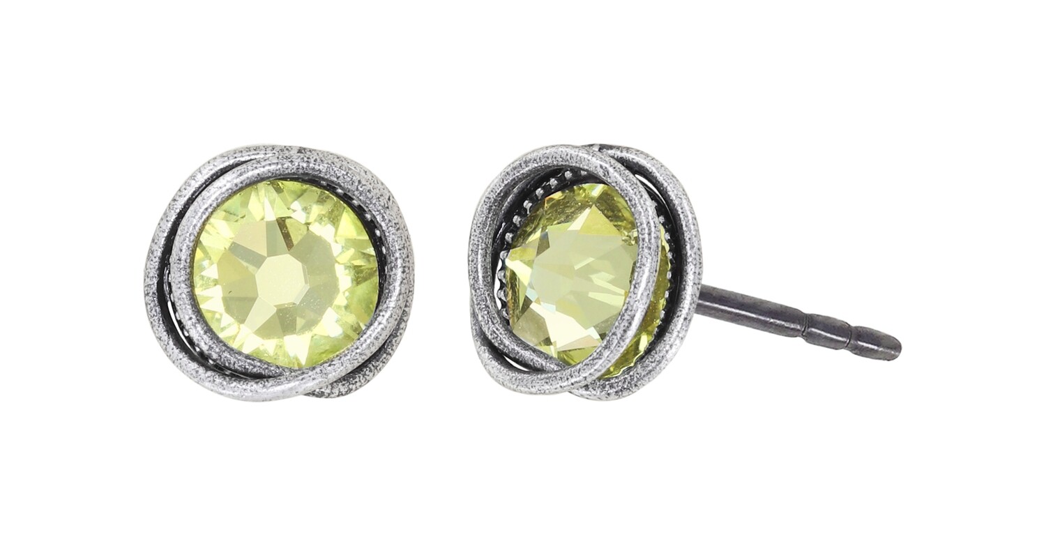 Konplott Ohrstecker "Sparkle Twist" yellow