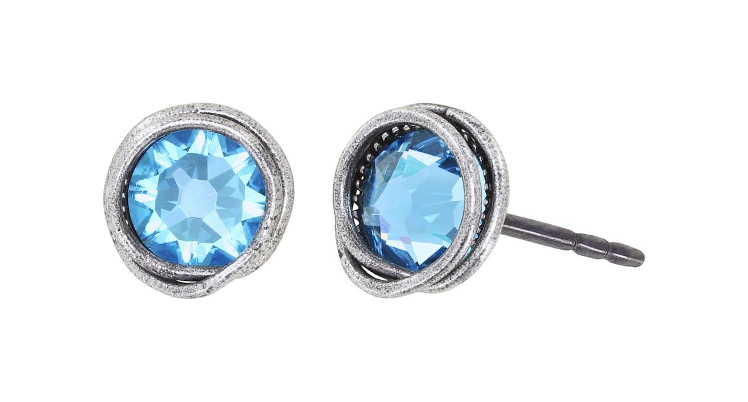 Konplott Ohrstecker "Sparkle Twist" blue