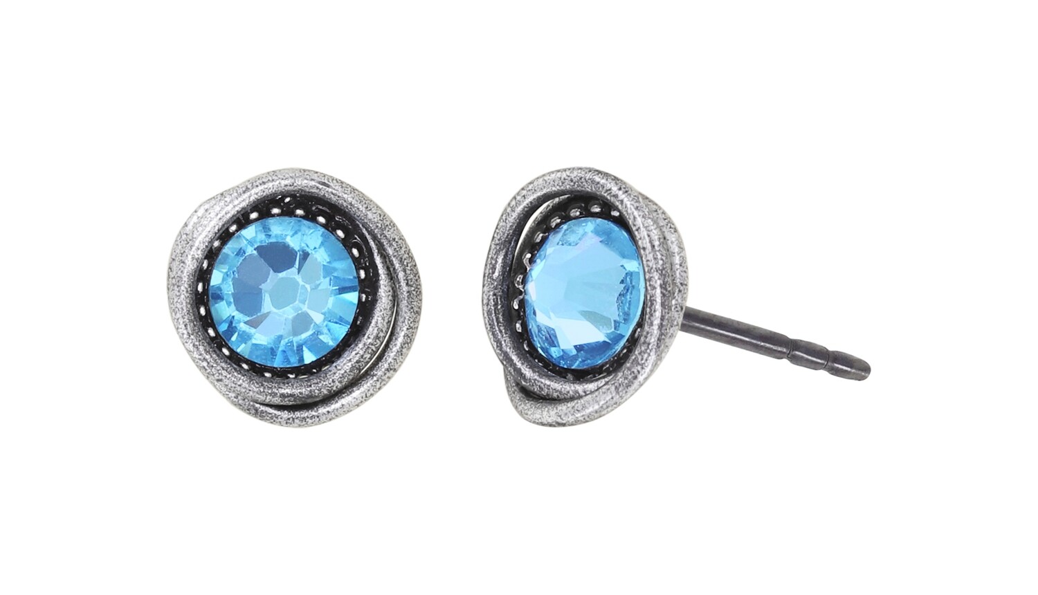 Konplott Ohrstecker "Sparkle Twist" blue