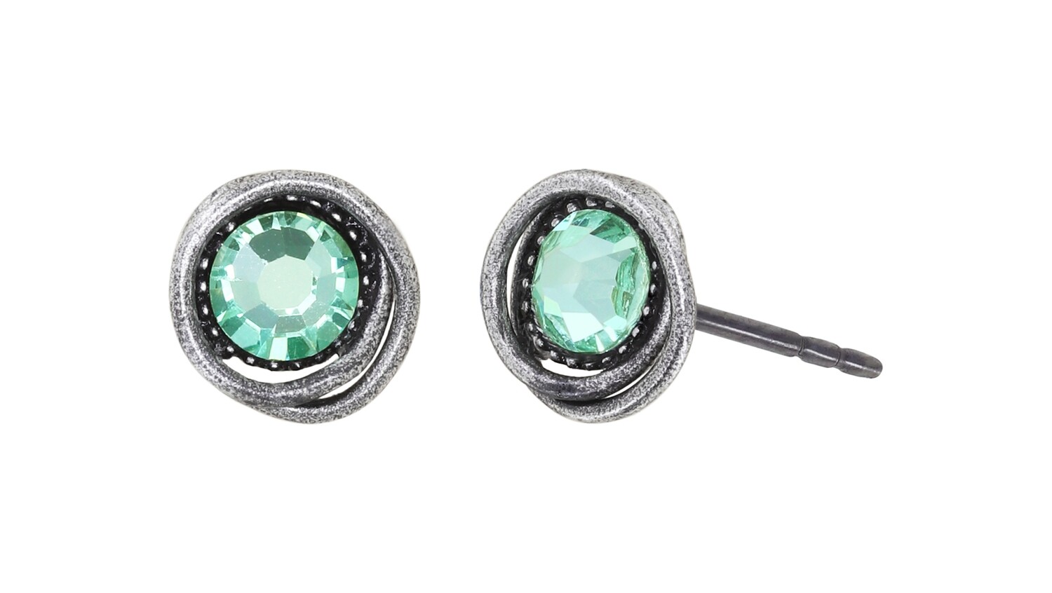 Konplott Ohrstecker "Sparkle Twist" green