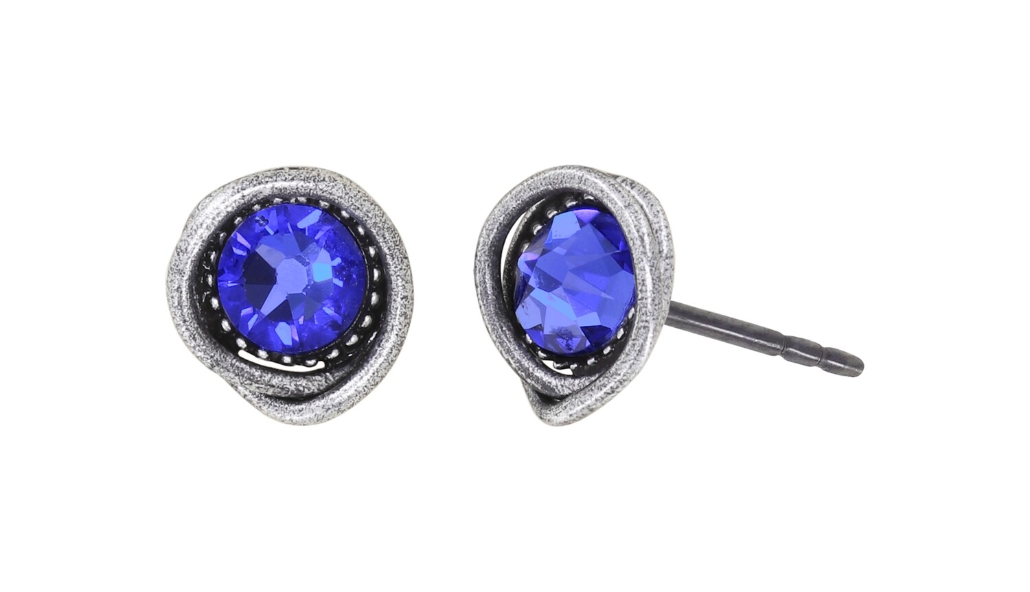 Konplott Ohrstecker "Sparkle Twist" blue