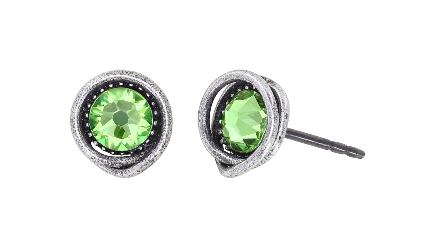 Konplott Ohrstecker "Sparkle Twist" green