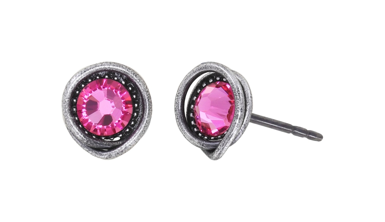 Konplott Ohrstecker "Sparkle Twist" pink