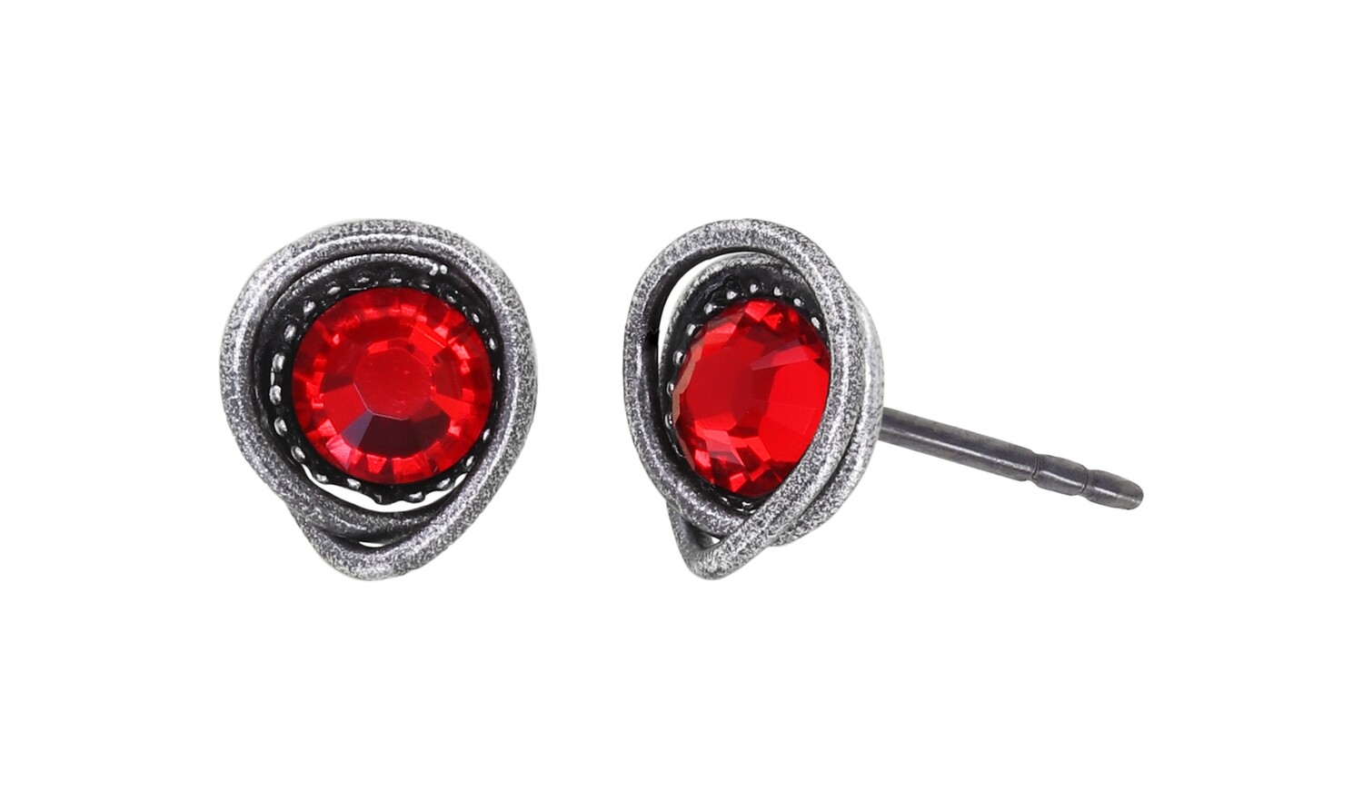 Konplott Ohrstecker "Sparkle Twist" red