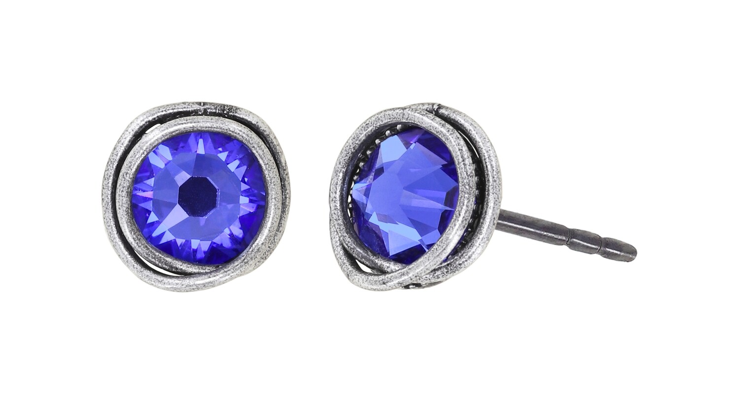 Konplott Ohrstecker "Sparkle Twist" blue