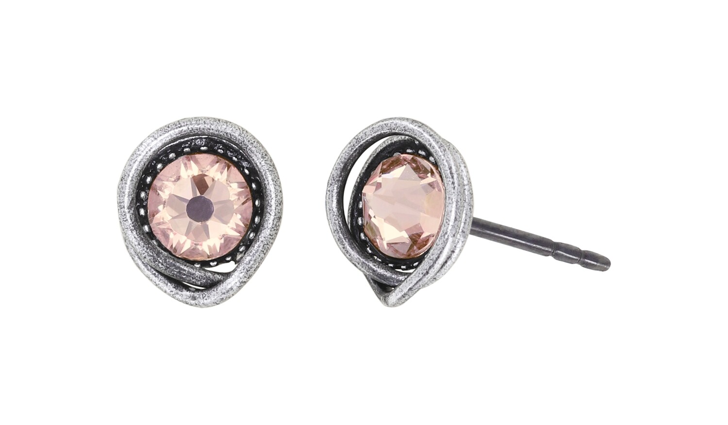 Konplott Ohrstecker "Sparkle Twist" beige
