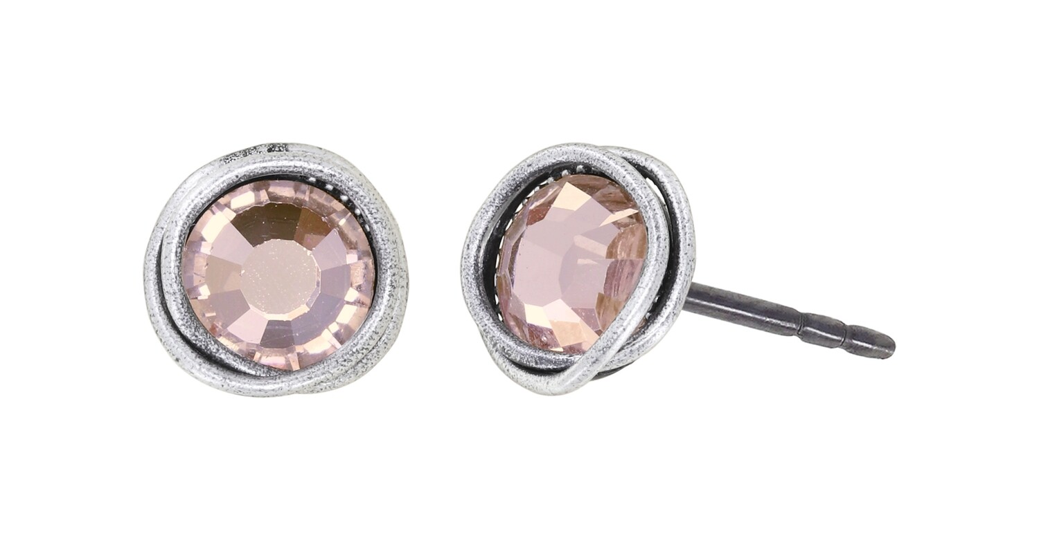 Konplott Ohrstecker "Sparkle Twist" beige