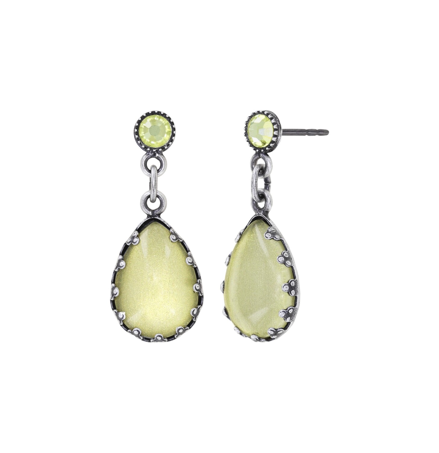 Konplott Ohrstecker baumelnd "Daily Desire" yellow