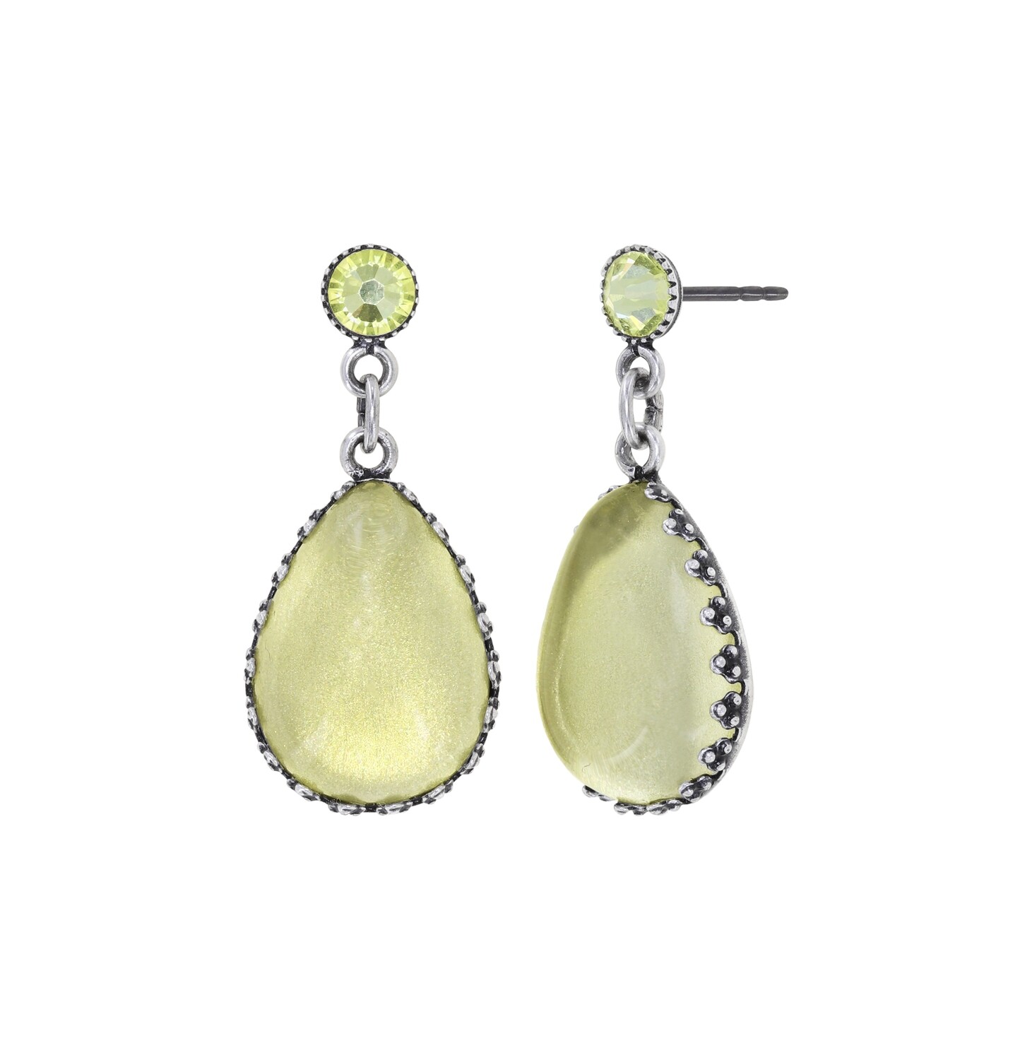 Konplott Ohrstecker baumelnd "Daily Desire" yellow