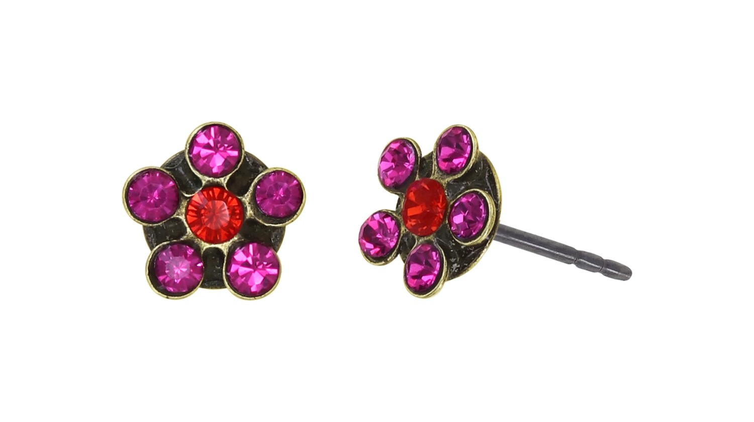 Konplott Ohrstecker "Lost Garden" coralline