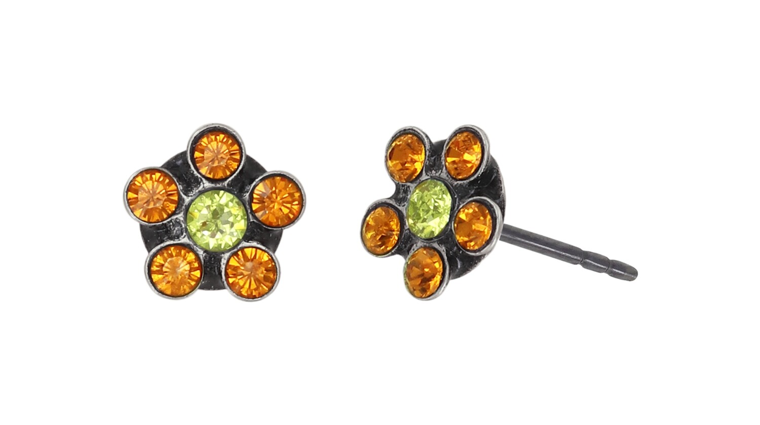 Konplott Ohrstecker "Lost Garden" yellow
