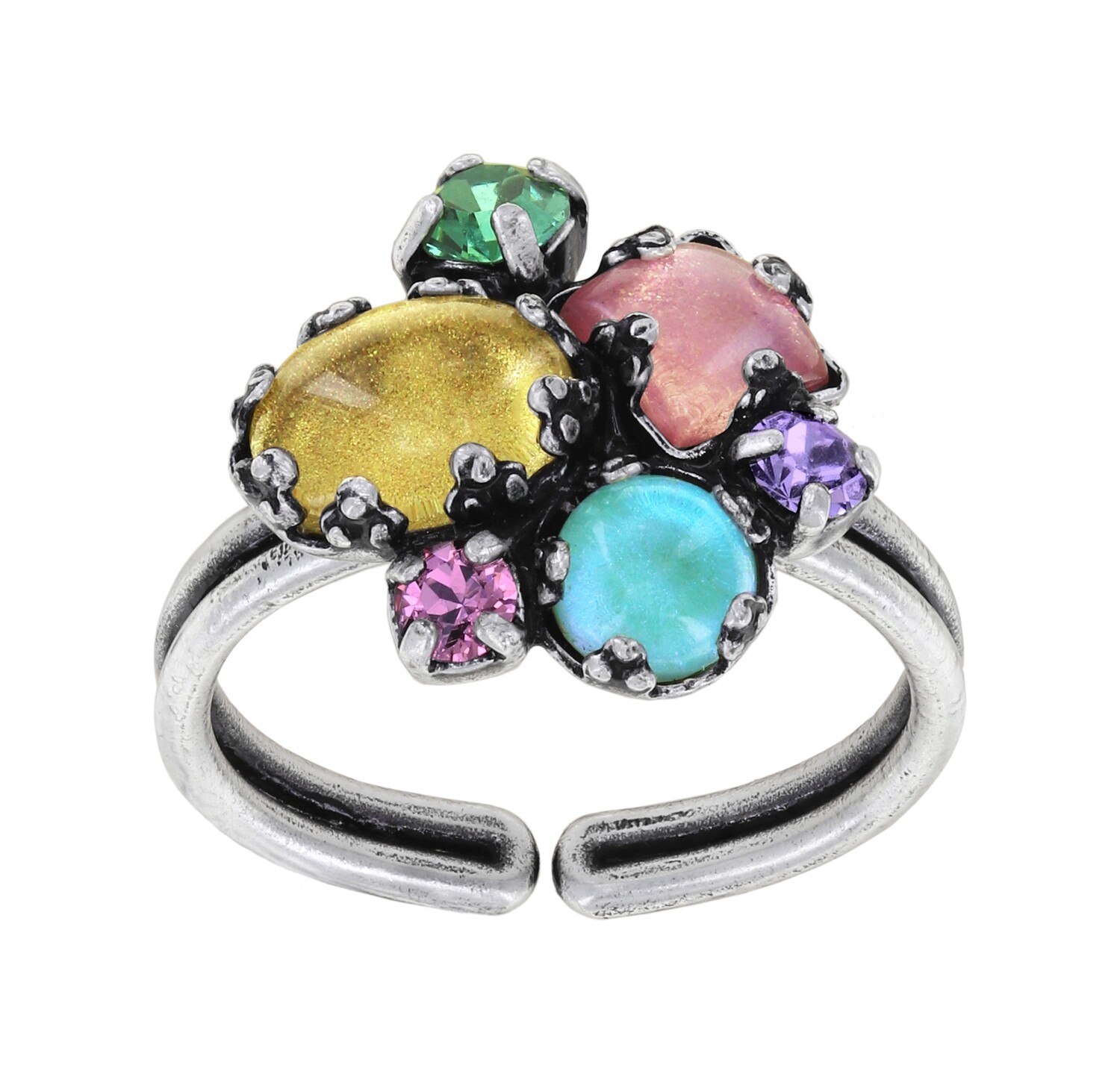 Konplott Ring "Jelly Star" pastel multi