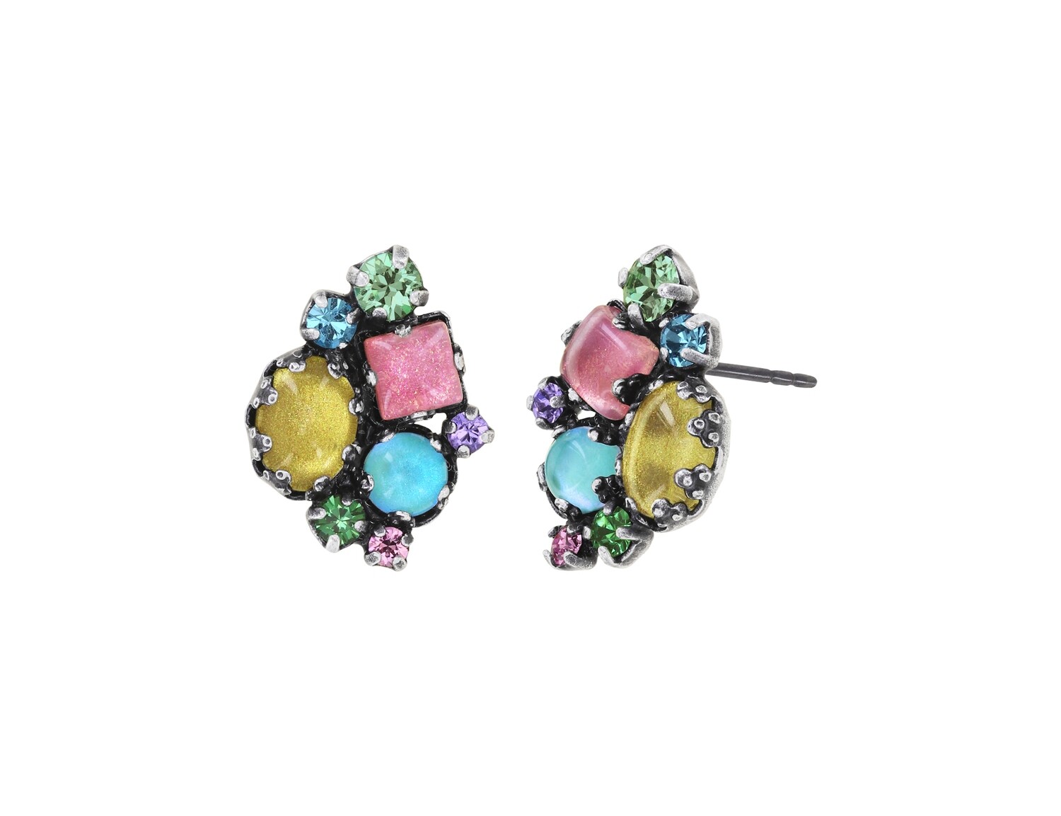 Konplott Ohrstecker "Jelly Star" pastel multi