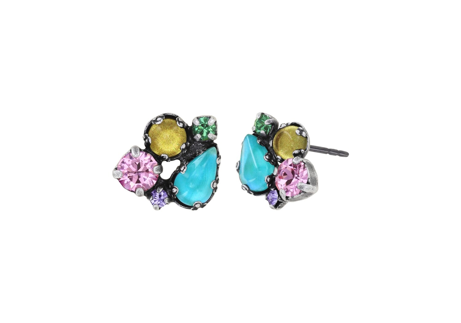 Konplott Ohrstecker "Jelly Star" pastel multi