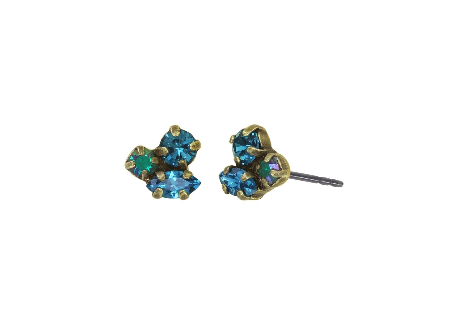 Konplott Ohrstecker "Daily Desire" blue/green