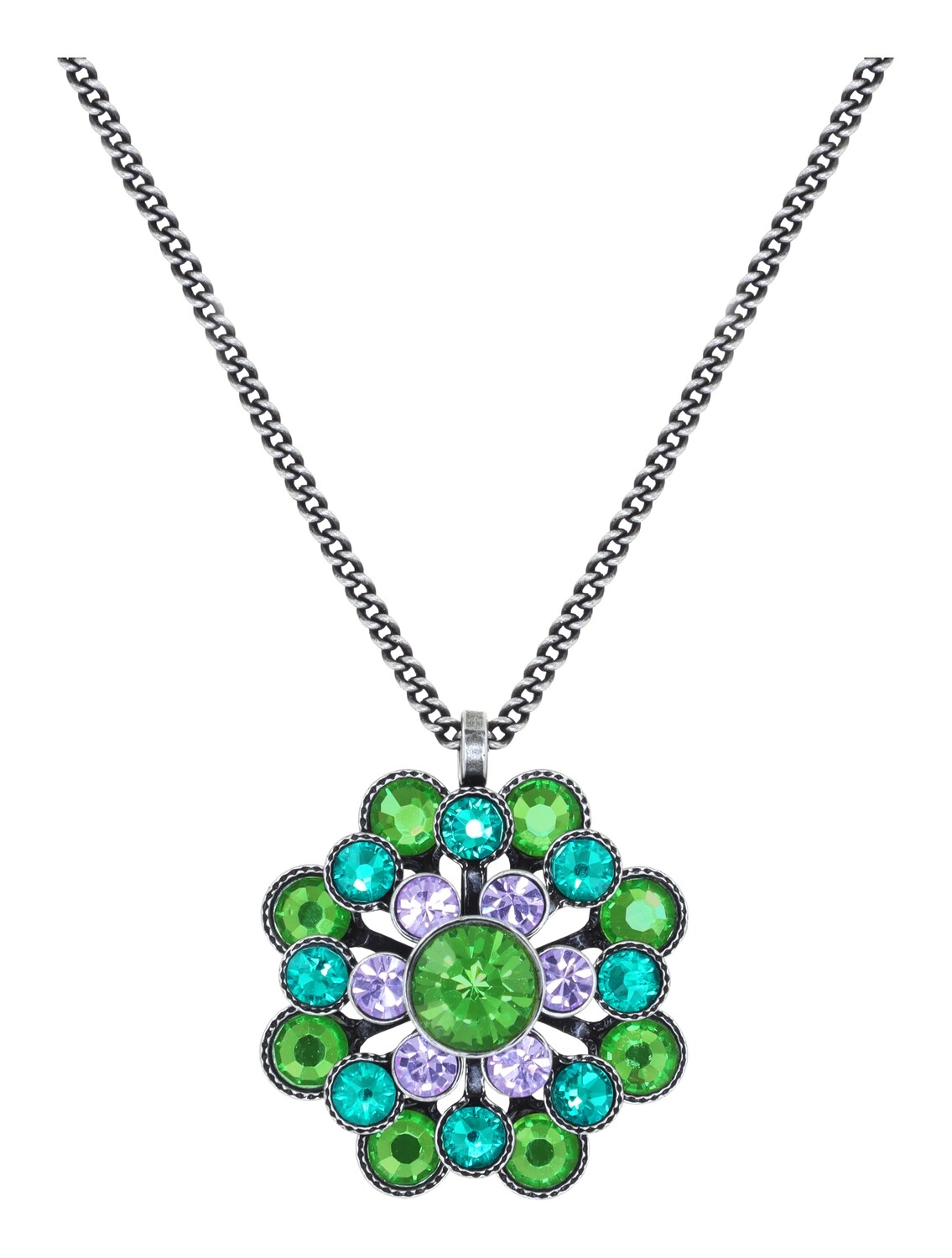 Konplott Kette Anhänger "Lost Garden" green/lila