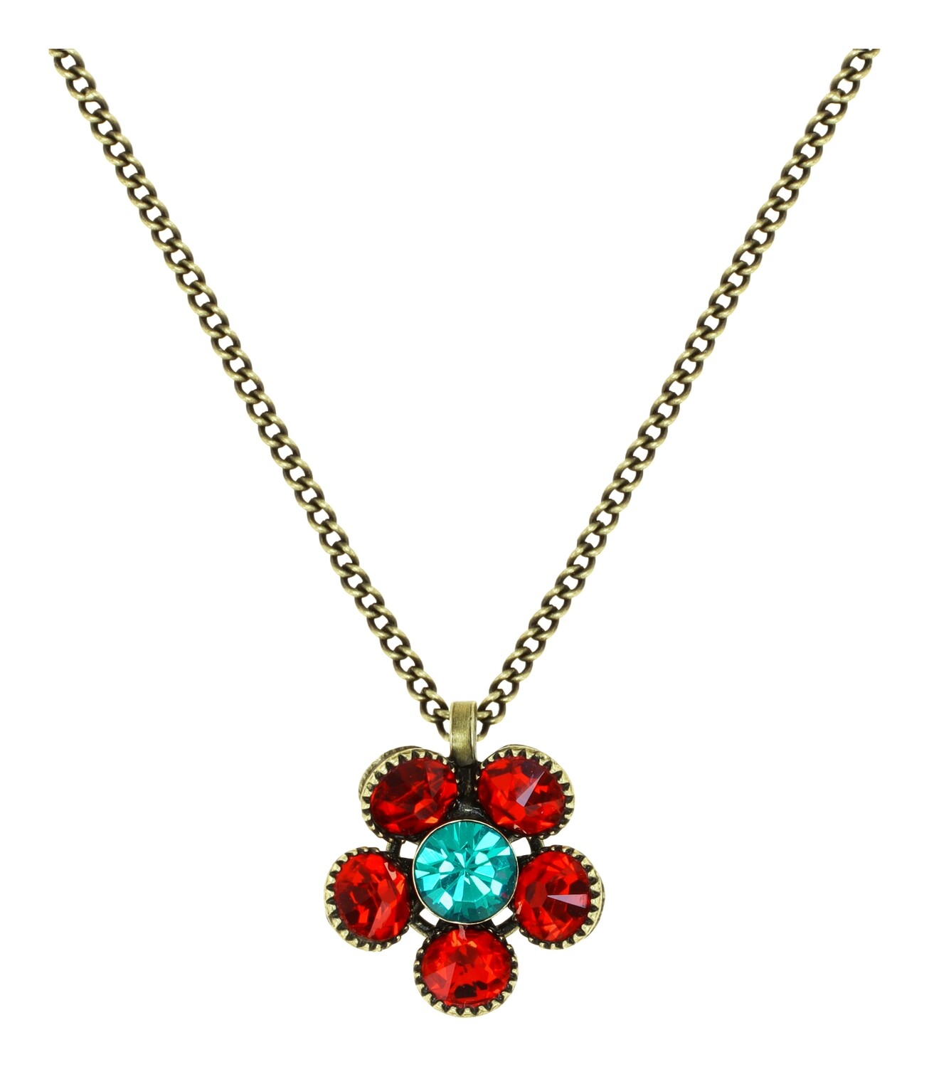 Konplott Kette Anhänger "Lost Garden" red/blue