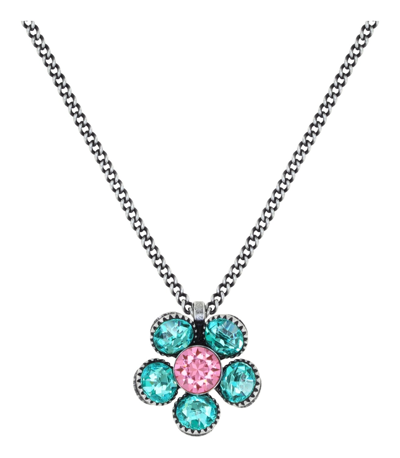 Konplott Kette Anhänger "Lost Garden" green/pink