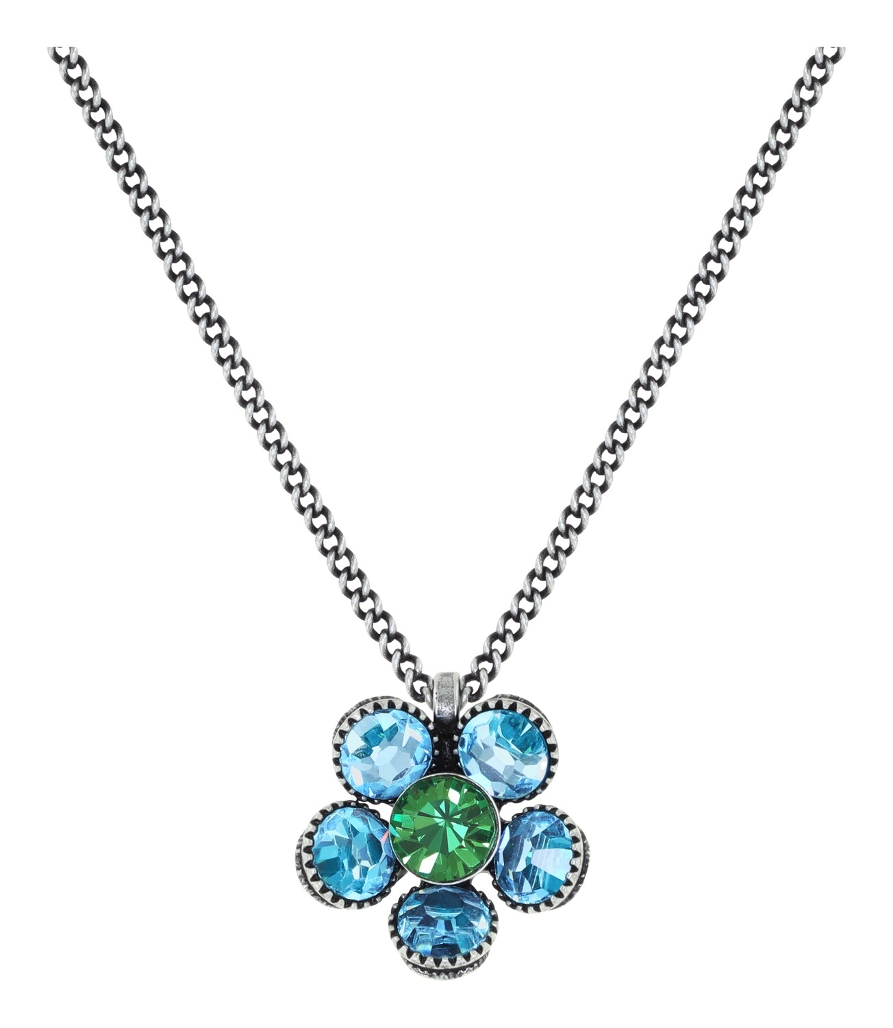 Konplott Kette Anhänger "Lost Garden" blue/green