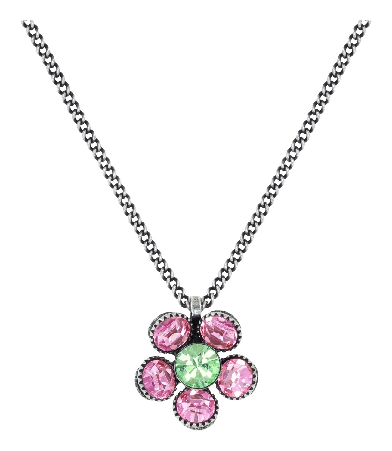 Konplott Kette Anhänger "Lost Garden" rose/green