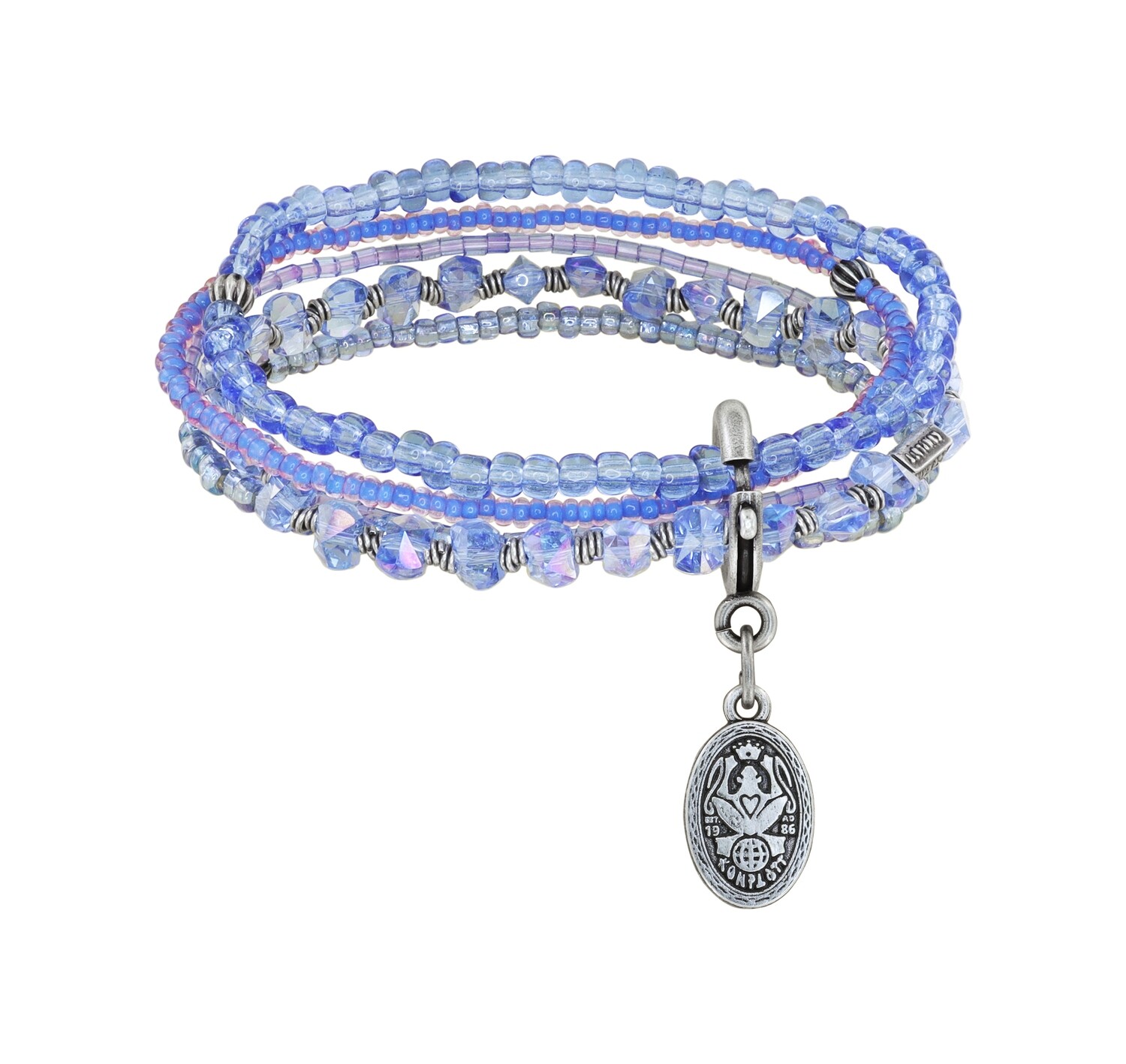Konplott Armband "Petit Glamour d'Afrique" blaulila
