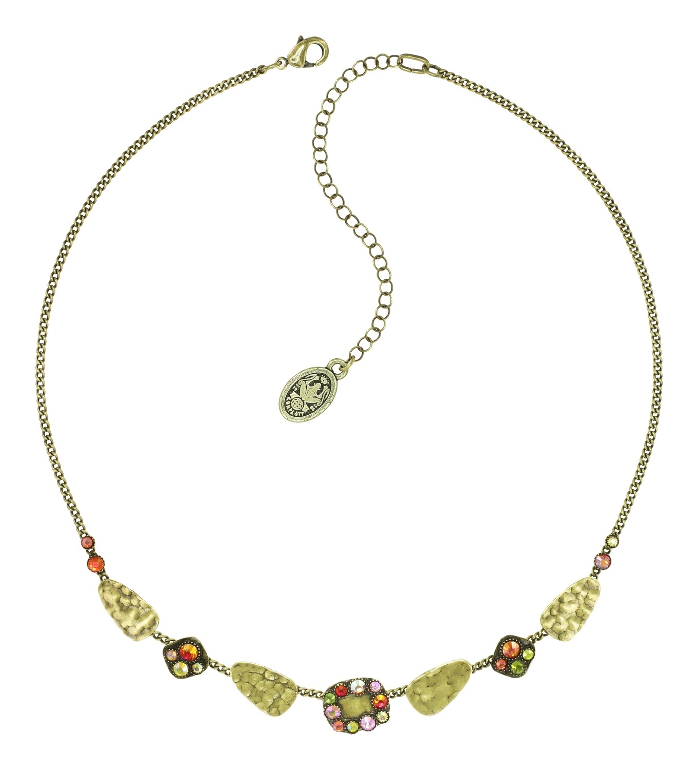 Konplott Kette "Business Glam" brown/ green