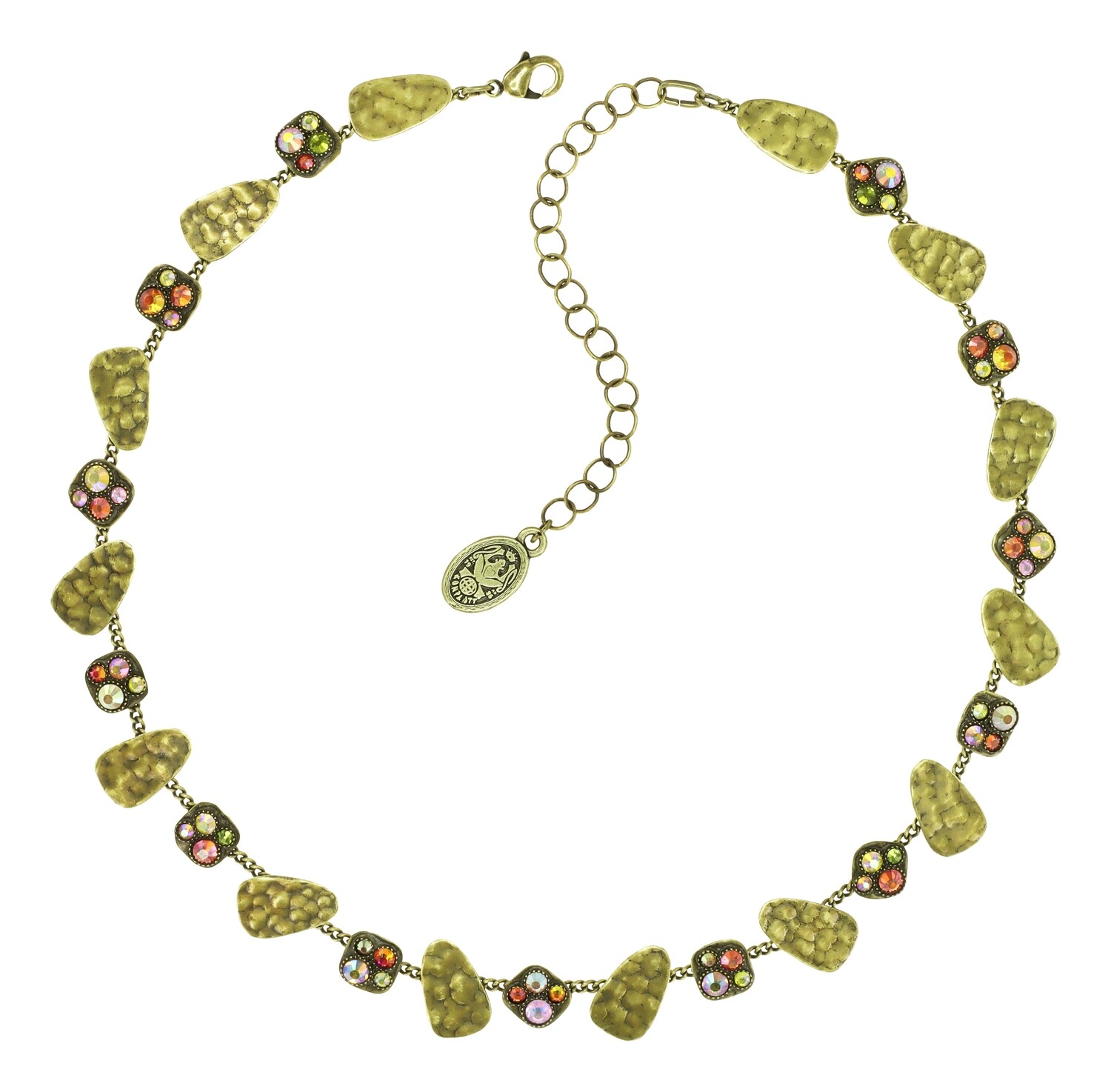 Konplott Kette "Business Glam" brown/ green