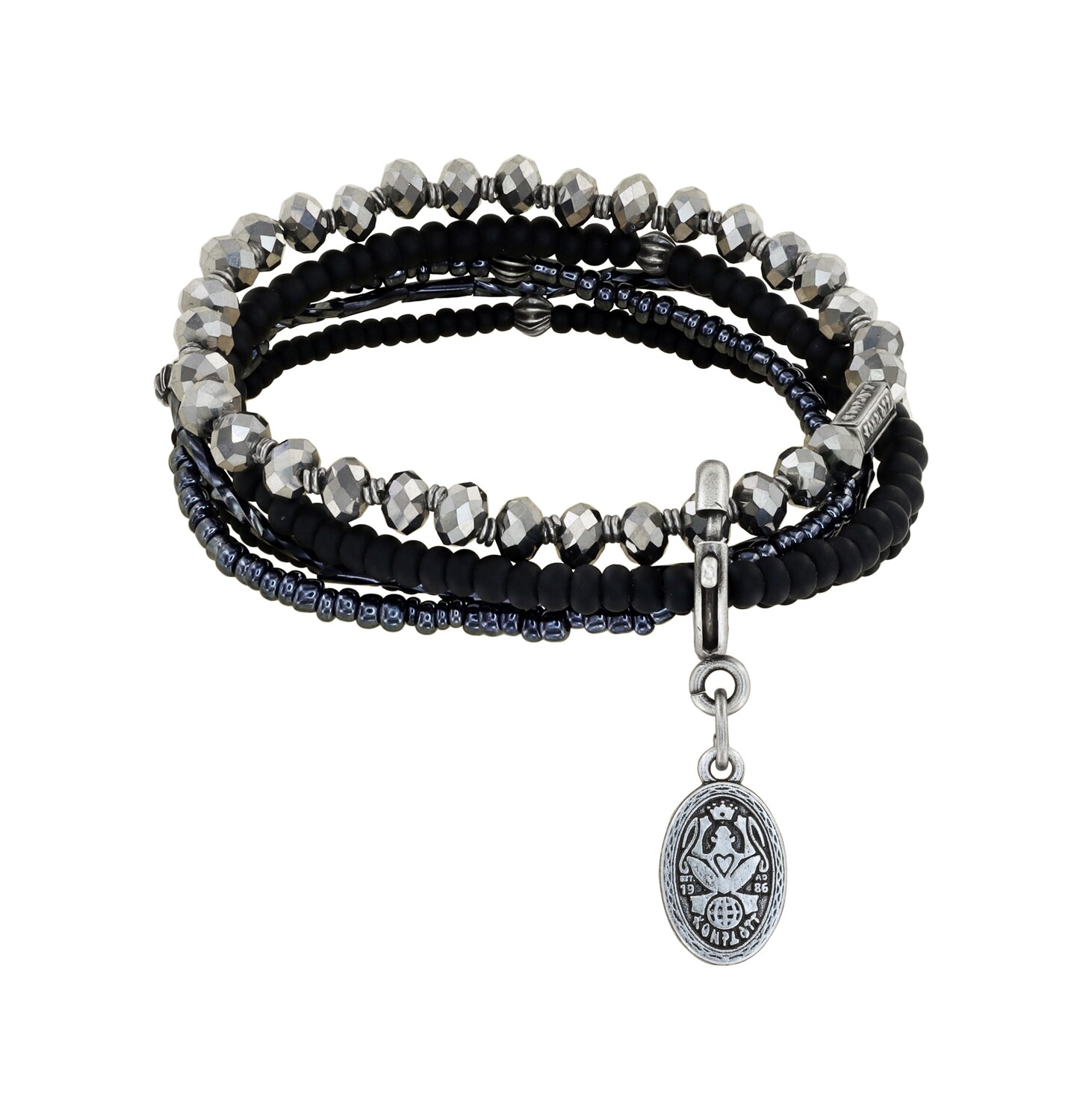 Konplott Armband "Petit Glamour d'Afrique" schwarz