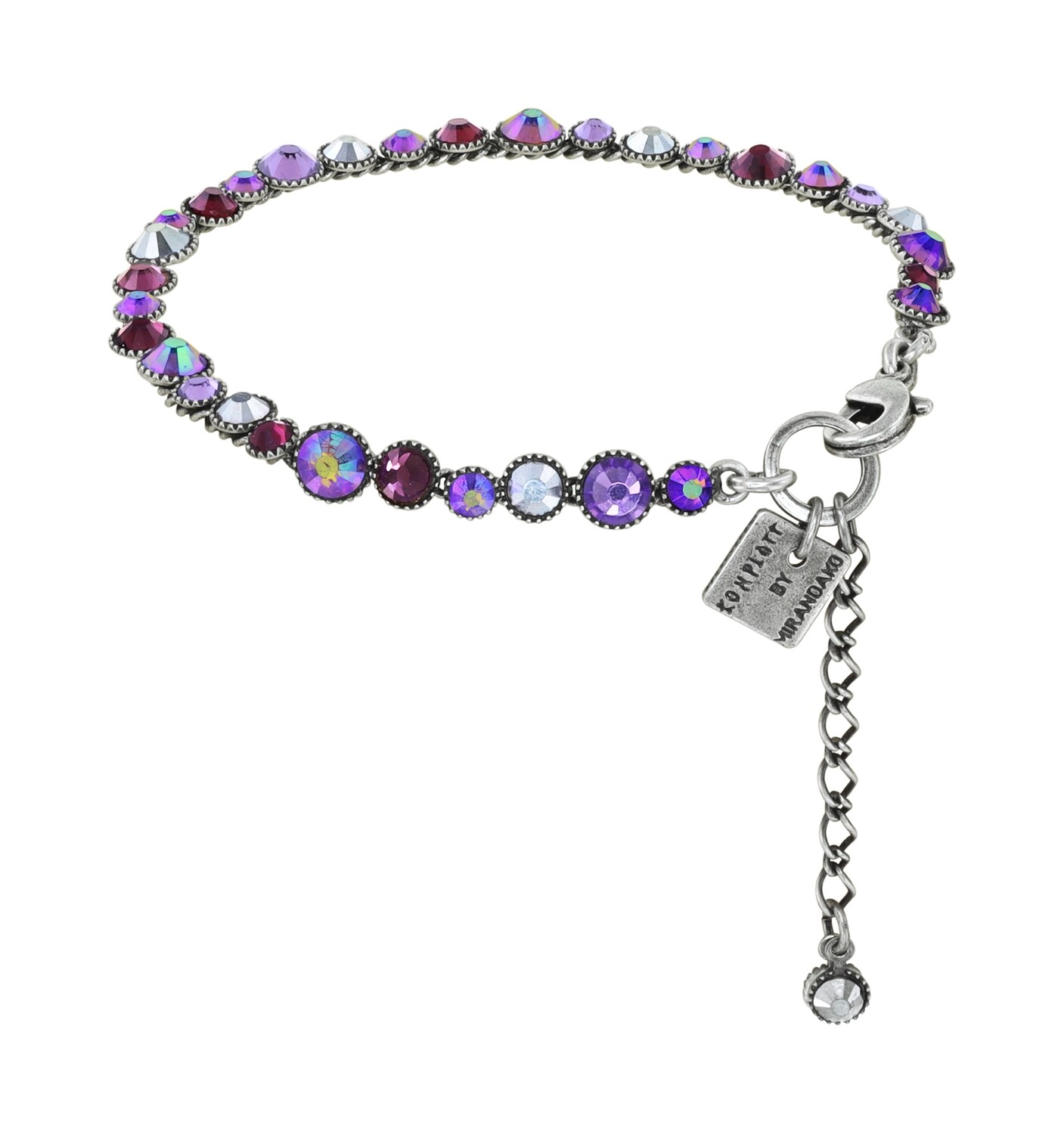 Konplott Armband "Water Cascade" rot / lila