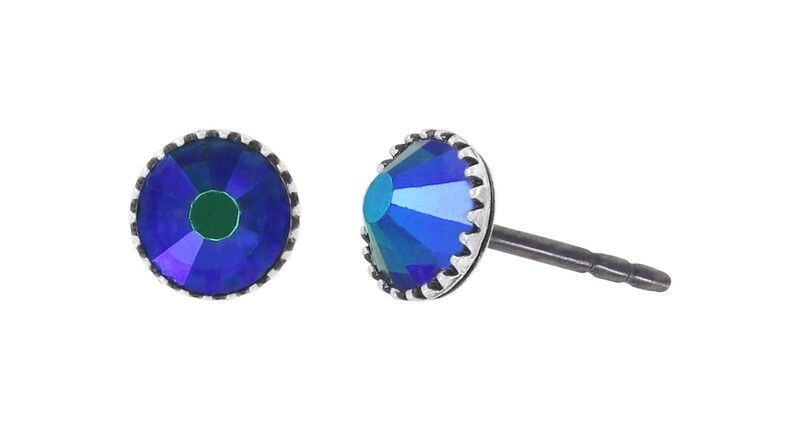 Konplott Ohrringe Konplott Ohrringe "Black Jack" blue emerald