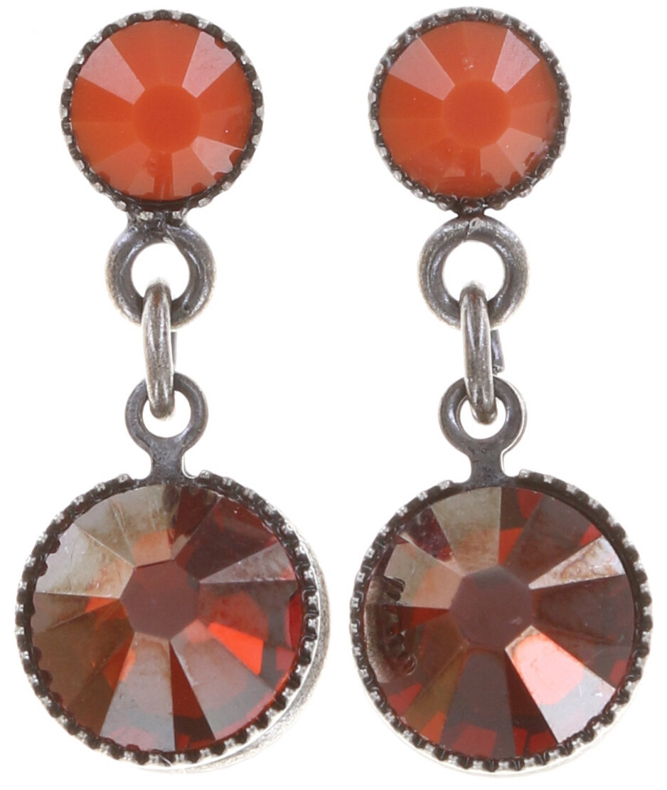 Konplott Ohrringe "Waterfalls" orange/rot