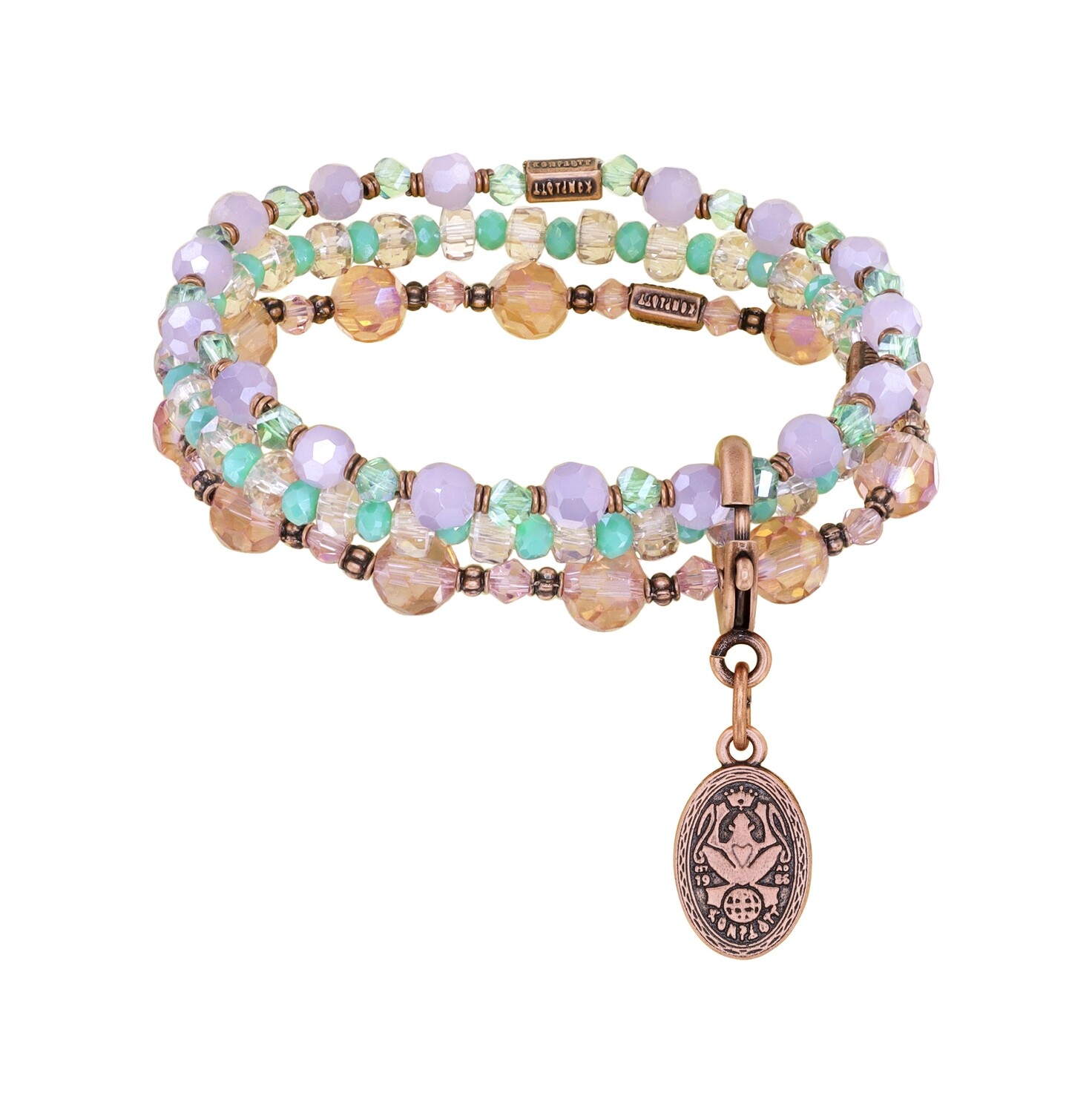 Konplott Armband "Petit Glamour d´Afrique" beige/green