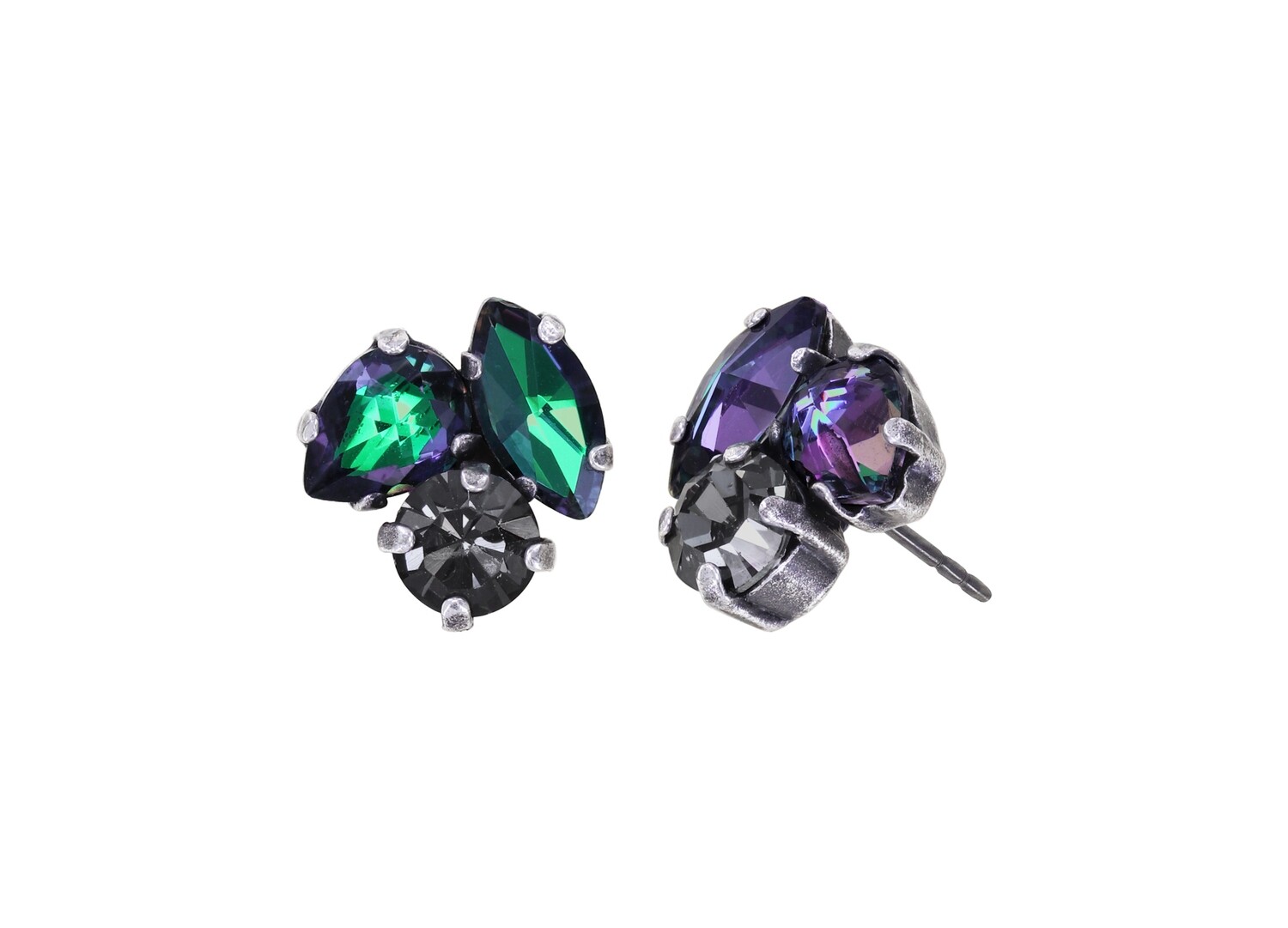 Konplott Ohrstecker "Ballroom" black