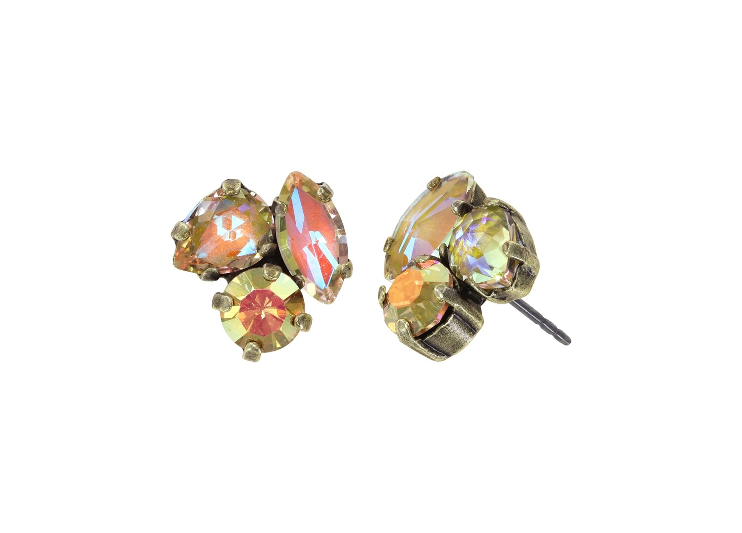 Konplott Ohrstecker "Ballroom" yellow