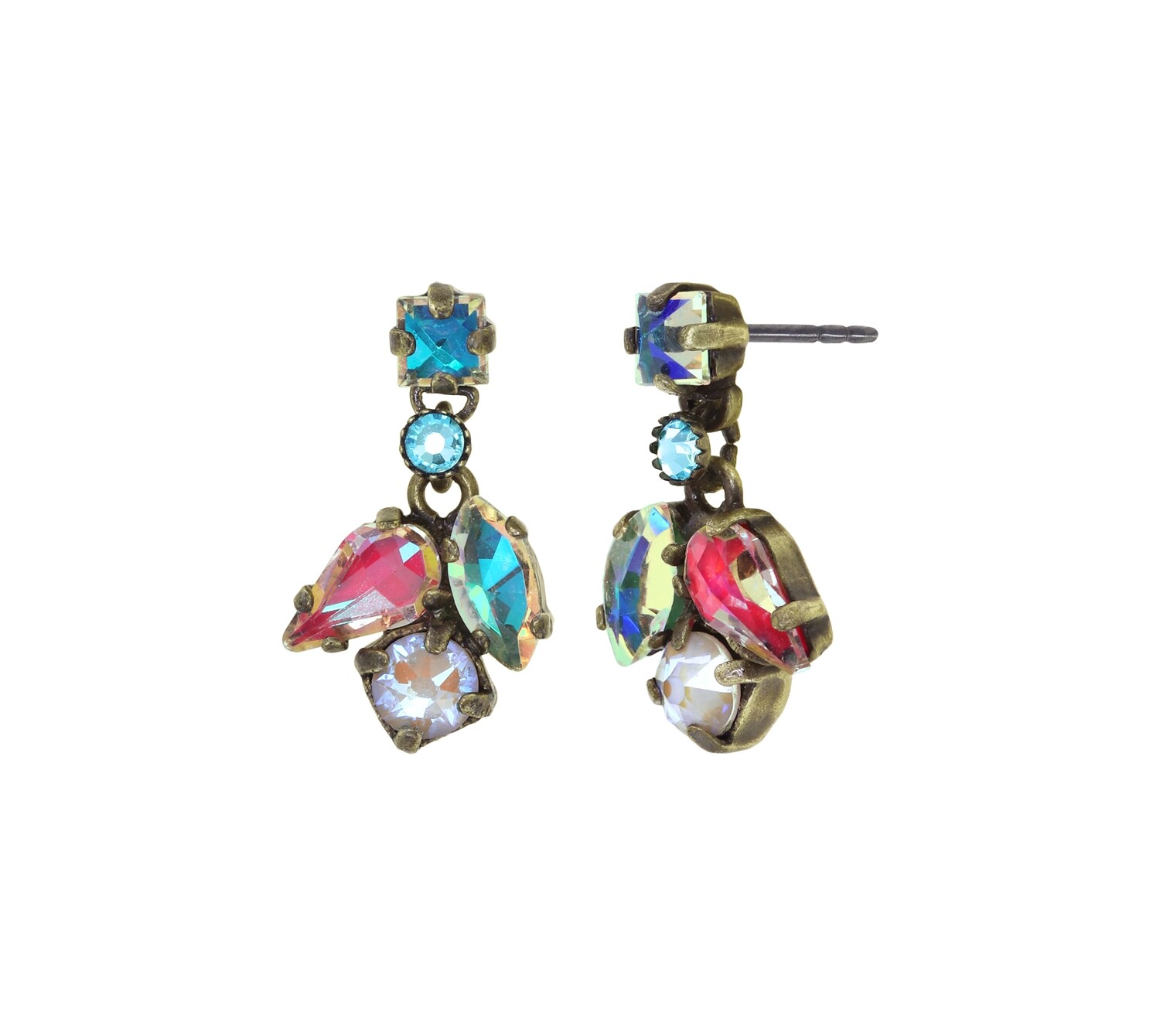 Konplott Ohrstecker baumelnd "Ballroom" multi
