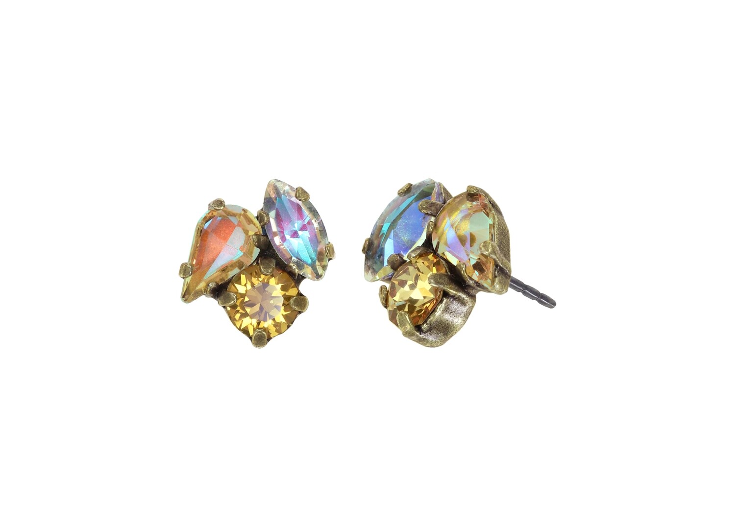 Konplott Ohrstecker "Ballroom" yellow