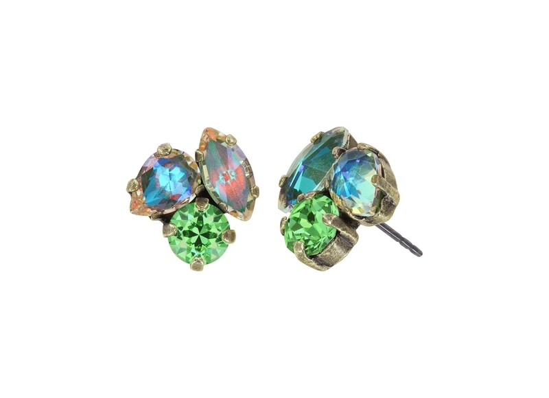Konplott Ohrstecker Konplott Ohrstecker "Ballroom" green