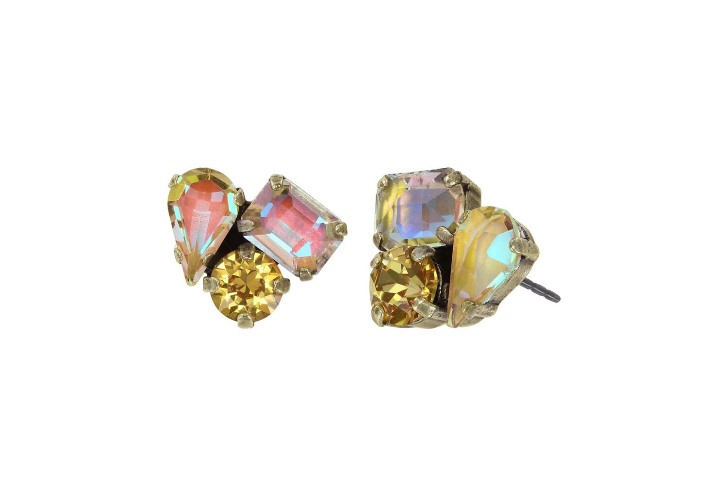 Konplott Ohrstecker "Ballroom" yellow