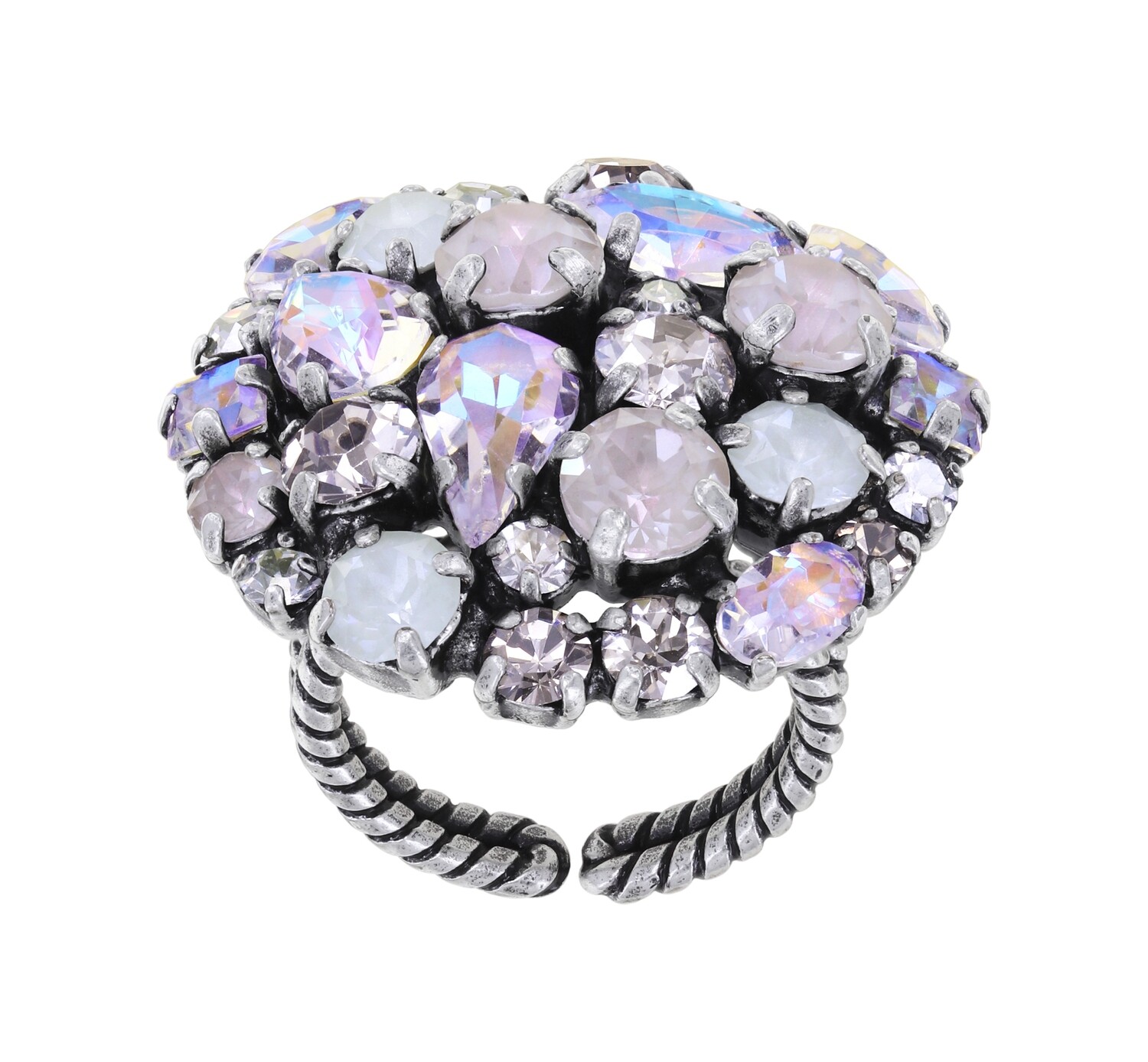 Konplott Ring M "Ballroom" white