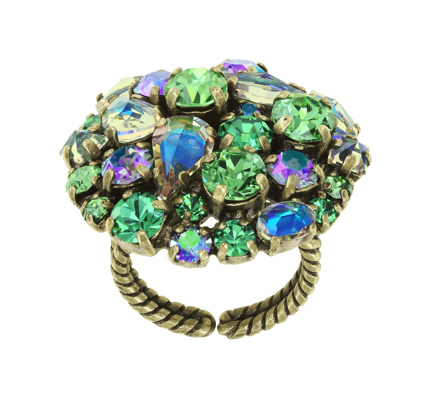 Konplott Ring M "Ballroom" green