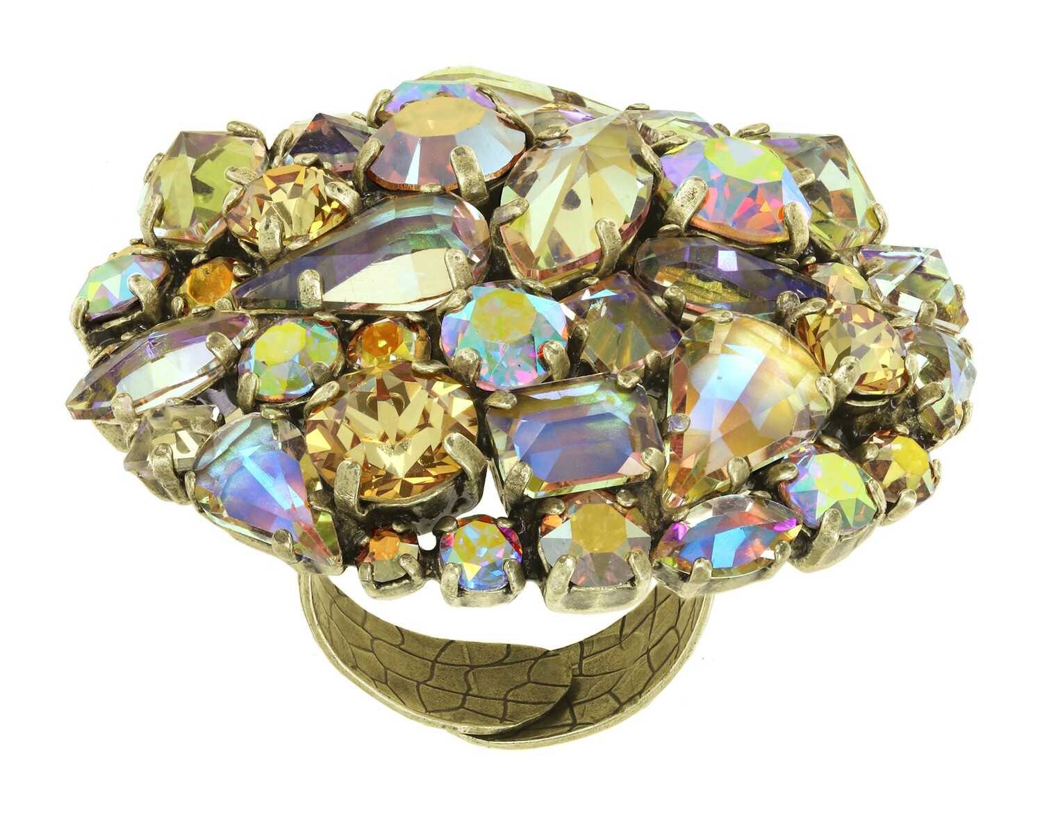Konplott Ring L "Ballroom" yellow