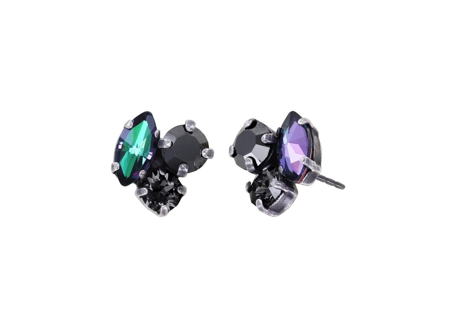 Konplott Ohrstecker "Ballroom" black