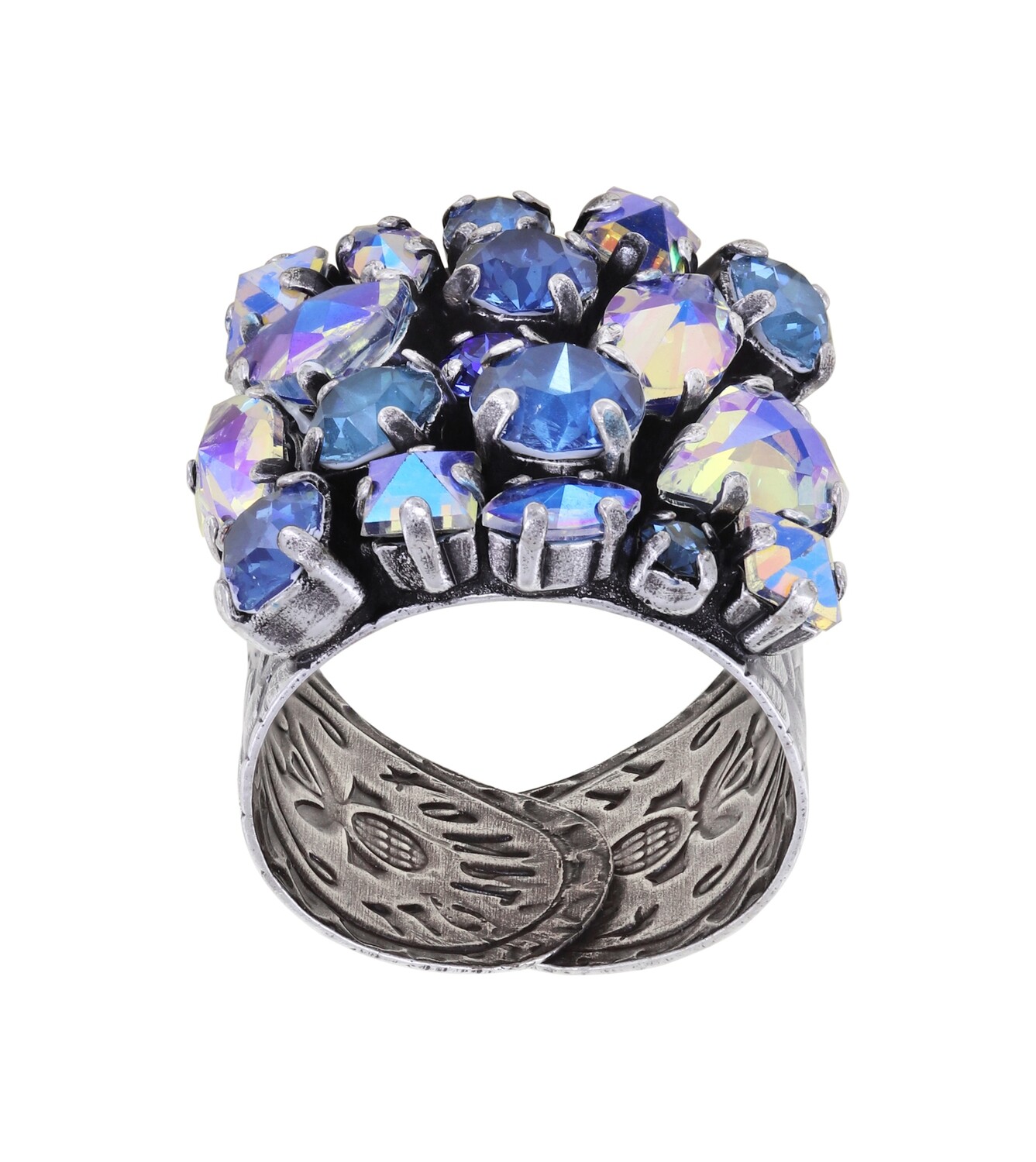 Konplott Ring "Ballroom" blue
