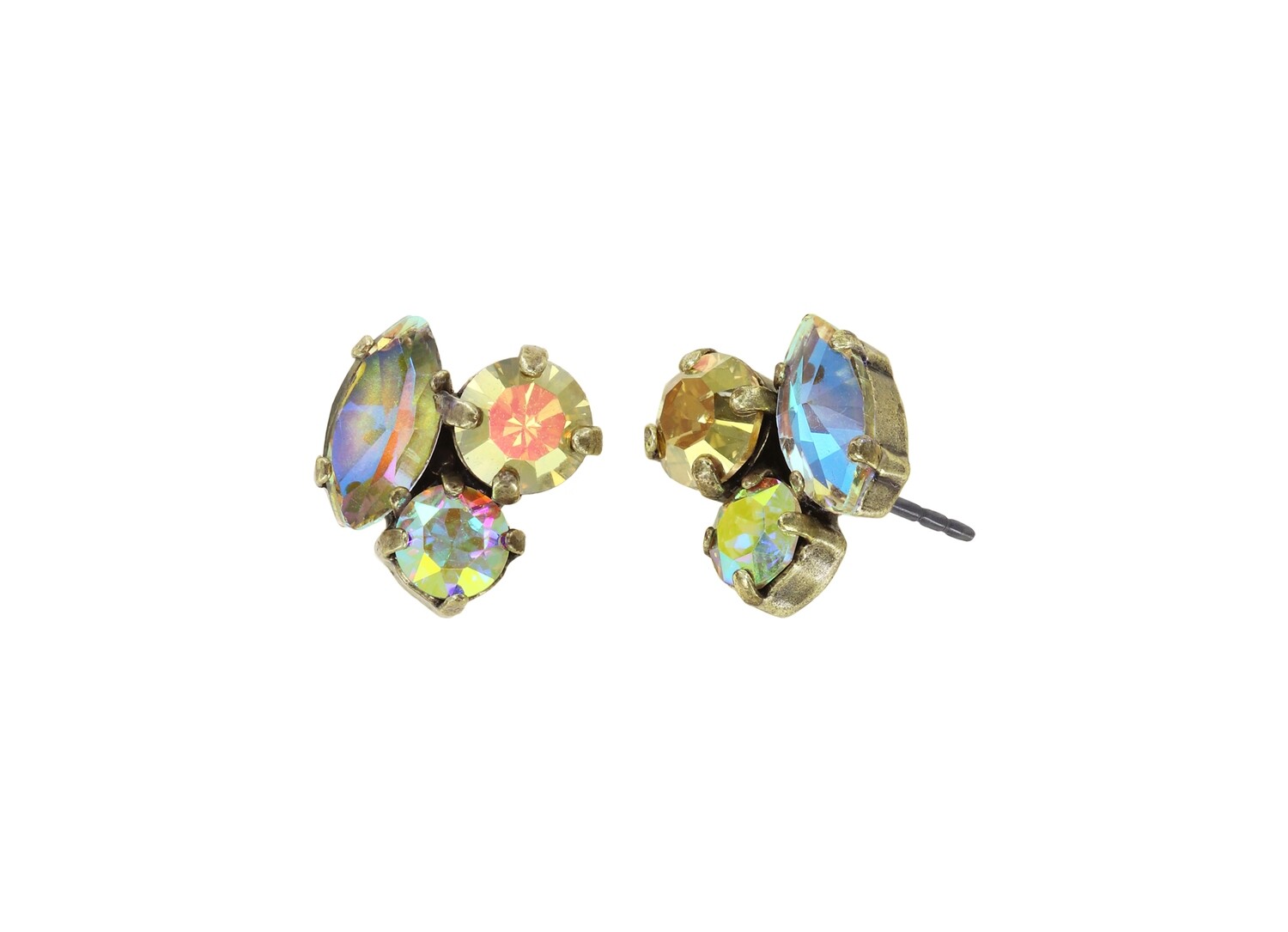 Konplott Ohrstecker "Ballroom" yellow