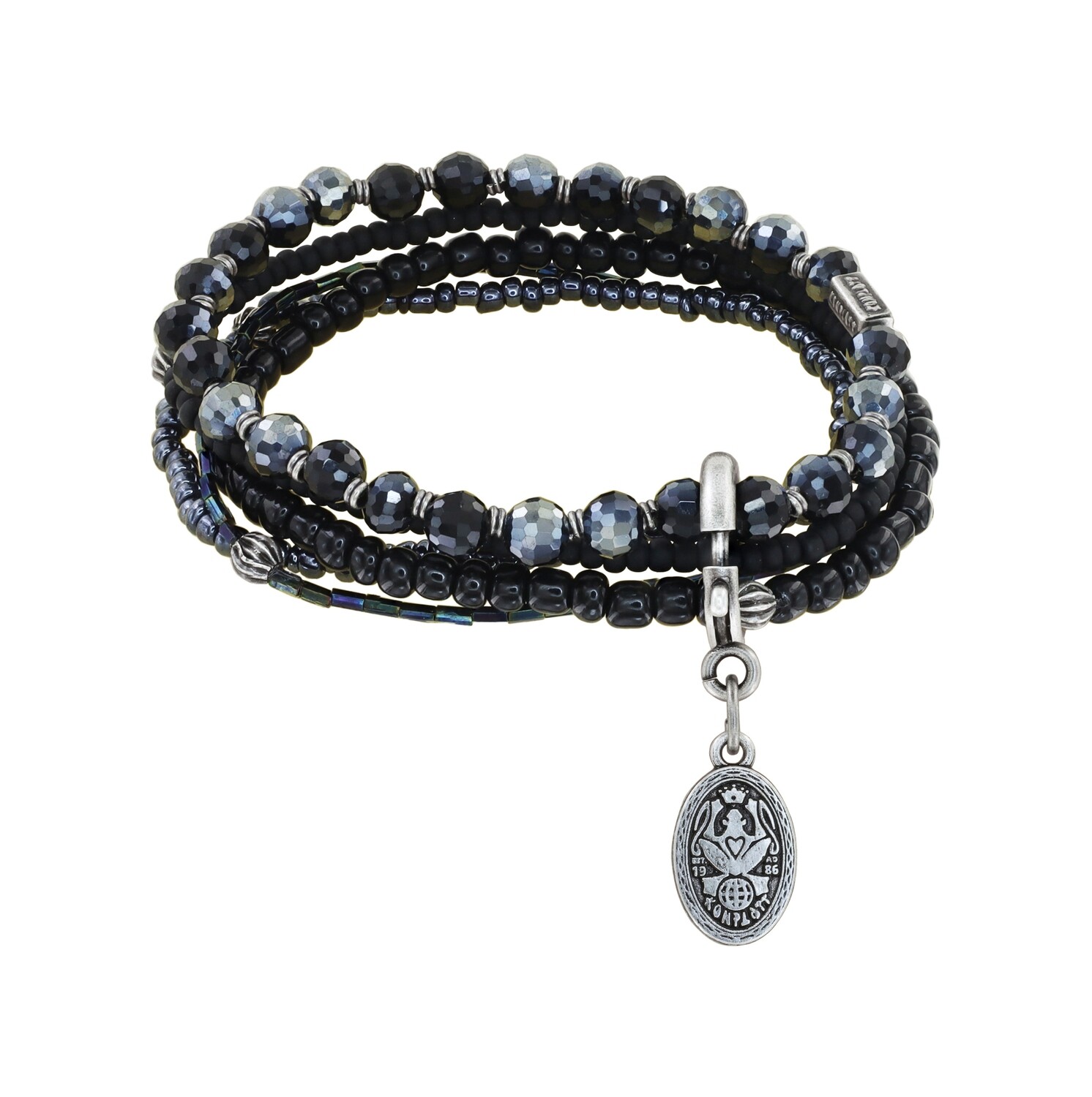 Konplott Armband "Petit Glamour d´Afrique" black
